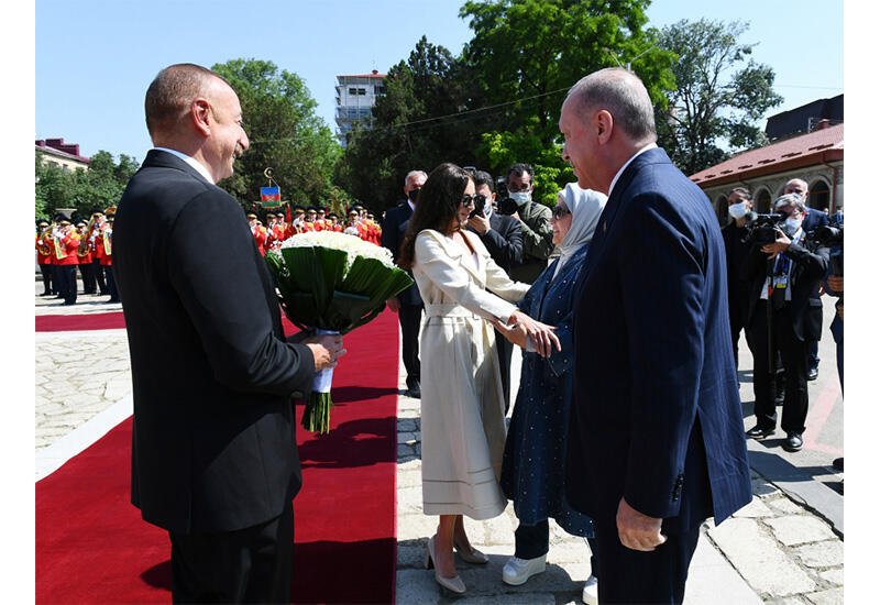 В Шуше прошла церемония официальной встречи Президента Турции Реджепа Тайипа Эрдогана