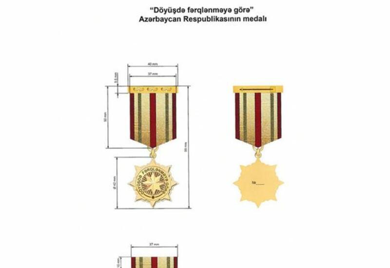 Bir qrup hərbi qulluqçu “Döyüşdə fərqlənməyə görə” medalı ilə təltif olundu