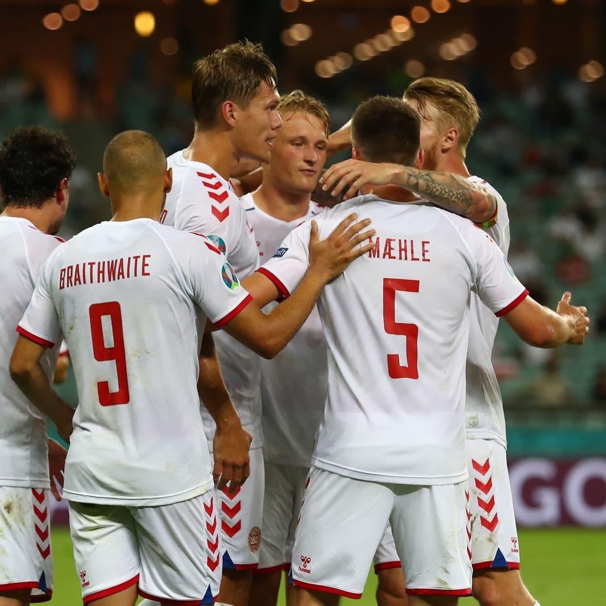Сборная Дании обыграла Чехию и вышла в полуфинал Евро