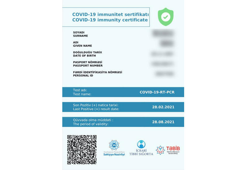 В Азербайджане сертификат иммунитета этих лиц будет бессрочным
