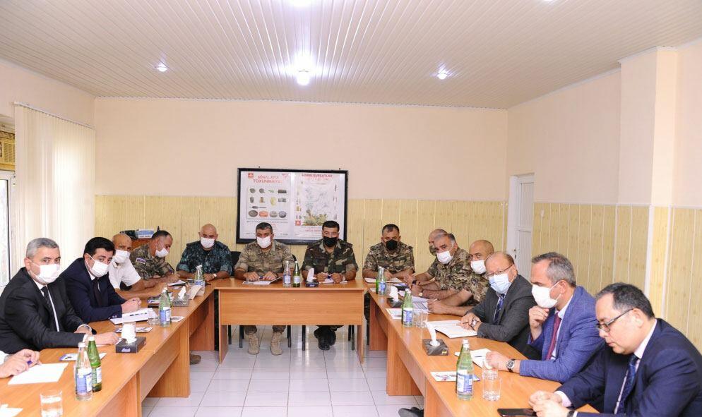 Проведено совместное заседание Рабочих групп по разминированию и по вопросам военно-гражданской координации