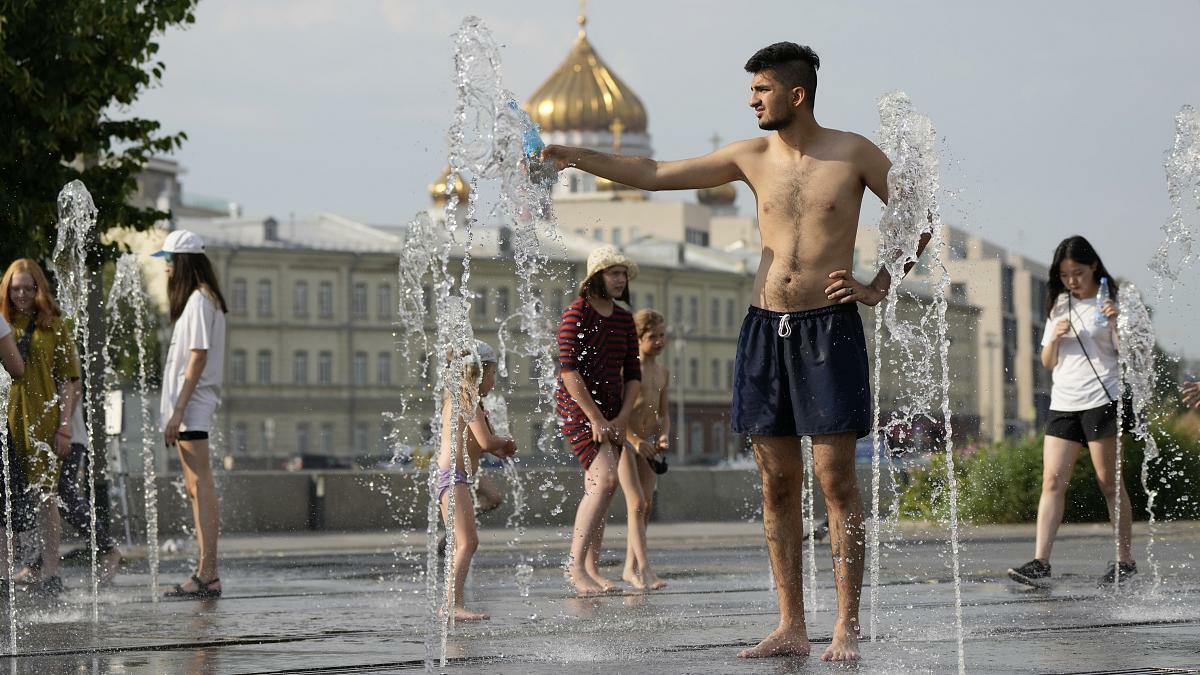 Аномальная жара в мире. Жара в Москве 2010.