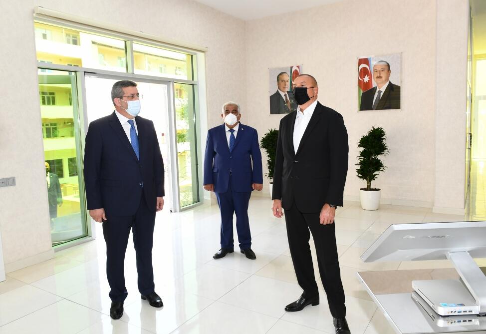 Президент Ильхам Алиев ознакомился с работами по реконструкции систем водоснабжения и канализации в Дашкесане