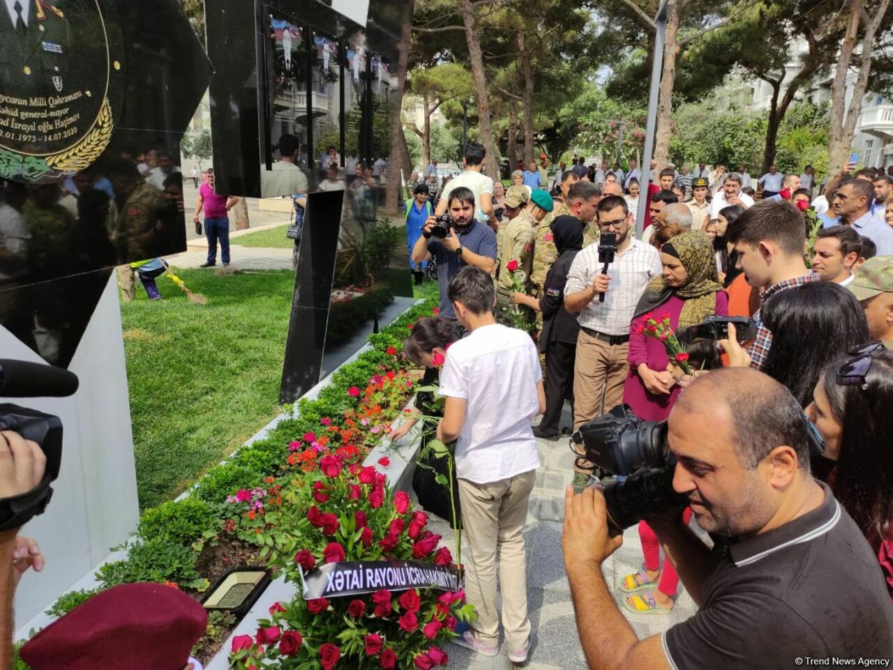 General Polad Həşimovun adına yaradılan parkın açılışı olub