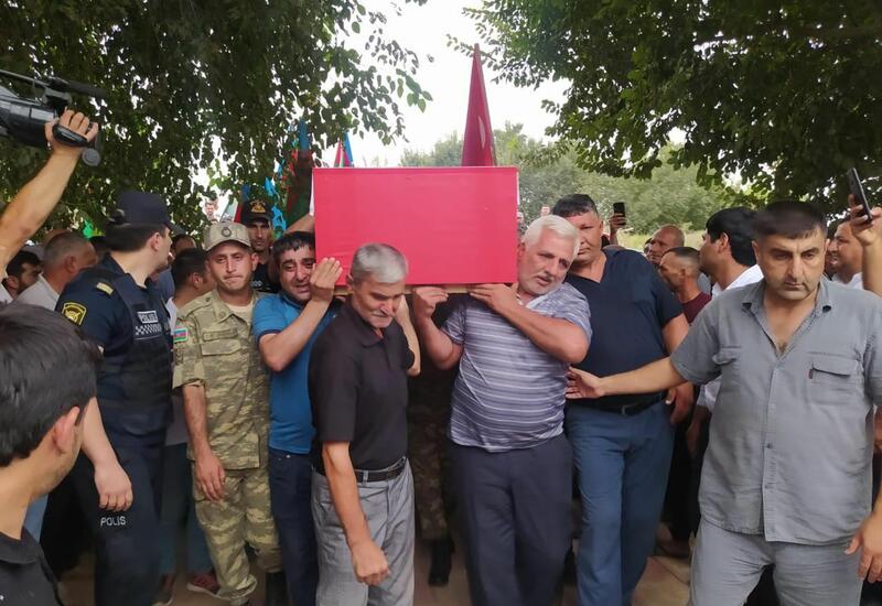 В Бейлагане простились с азербайджанским военнослужащим, погибшим в результате армянского обстрела