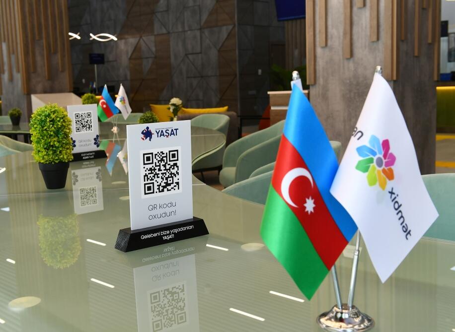 Президент Ильхам Алиев принял участие в открытии Центра ASAN xidmət №6 в Баку