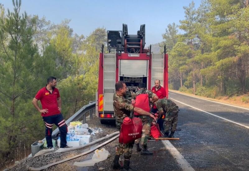 Дополнительная пожарно-спасательная группа из Азербайджана приземлится в турецком аэропорту Даламан