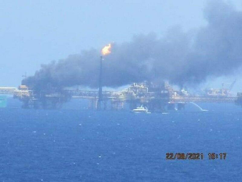 Взрыв на нефтеплатформе в Мексиканском заливе
