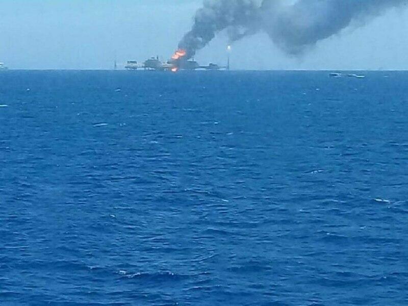 Взрыв на нефтеплатформе в Мексиканском заливе