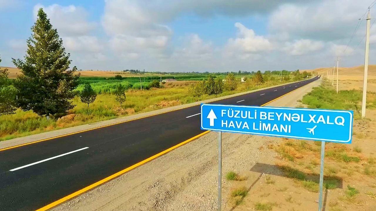 "Zəfər Yolu"nun inşası tamamlanmaq üzrədir