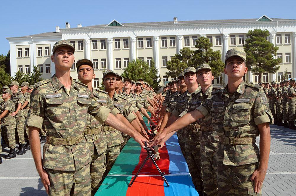 В Азербайджанском высшем военном училище имени Гейдара Алиева прошла церемония принятия военной присяги