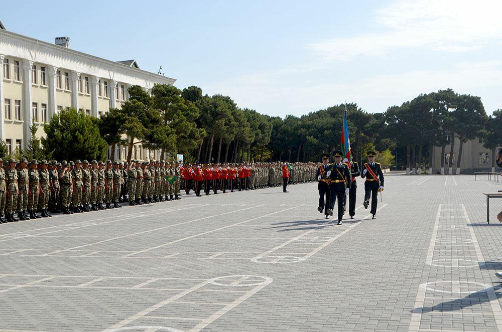 В Азербайджанском высшем военном училище имени Гейдара Алиева прошла церемония принятия военной присяги