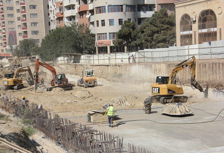 Metronun Bənövşəyi xəttin dördüncü stansiyasının inşasına başlanılıb