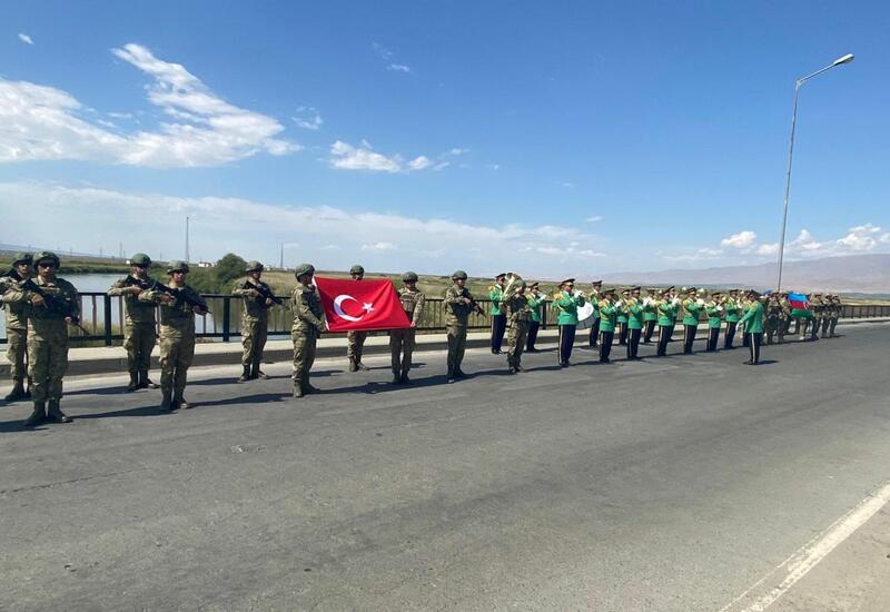Турецкие военнослужащие, которые будут участвовать в учениях «Нерушимое братство-2021», прибыли в Азербайджан