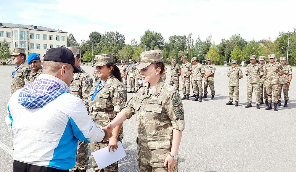 Завершились состязания по ориентированию на местности среди азербайджанских военнослужащих