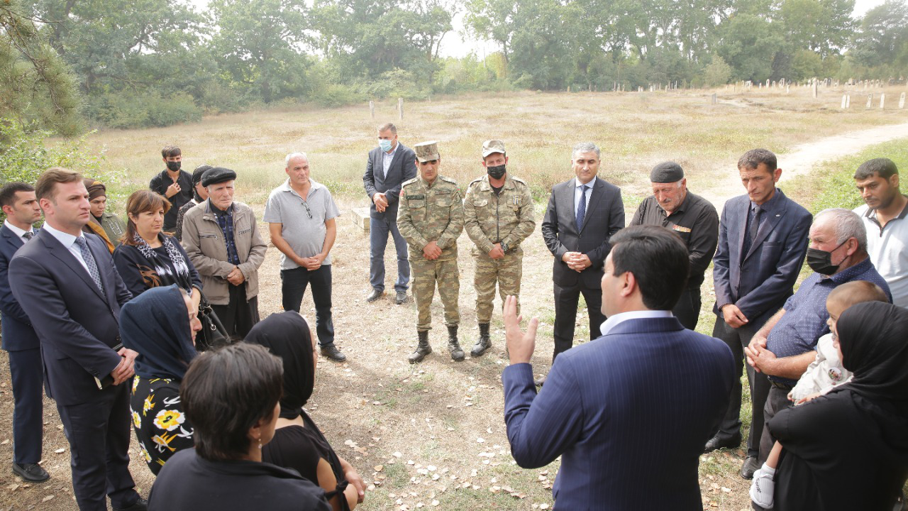 Xaçmaz RİH rəhbərliyi şəhid ailələri ilə görüşlərini davam etdirir