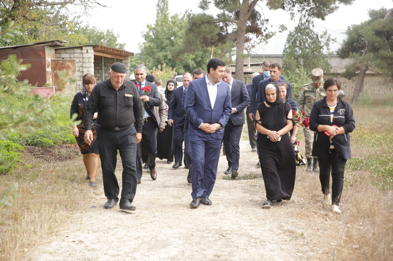 Xaçmaz RİH rəhbərliyi şəhid ailələri ilə görüşlərini davam etdirir