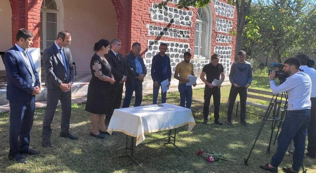 Представители Федерации фехтования инвалидов-колясочников почтили память шехидов в Загатале