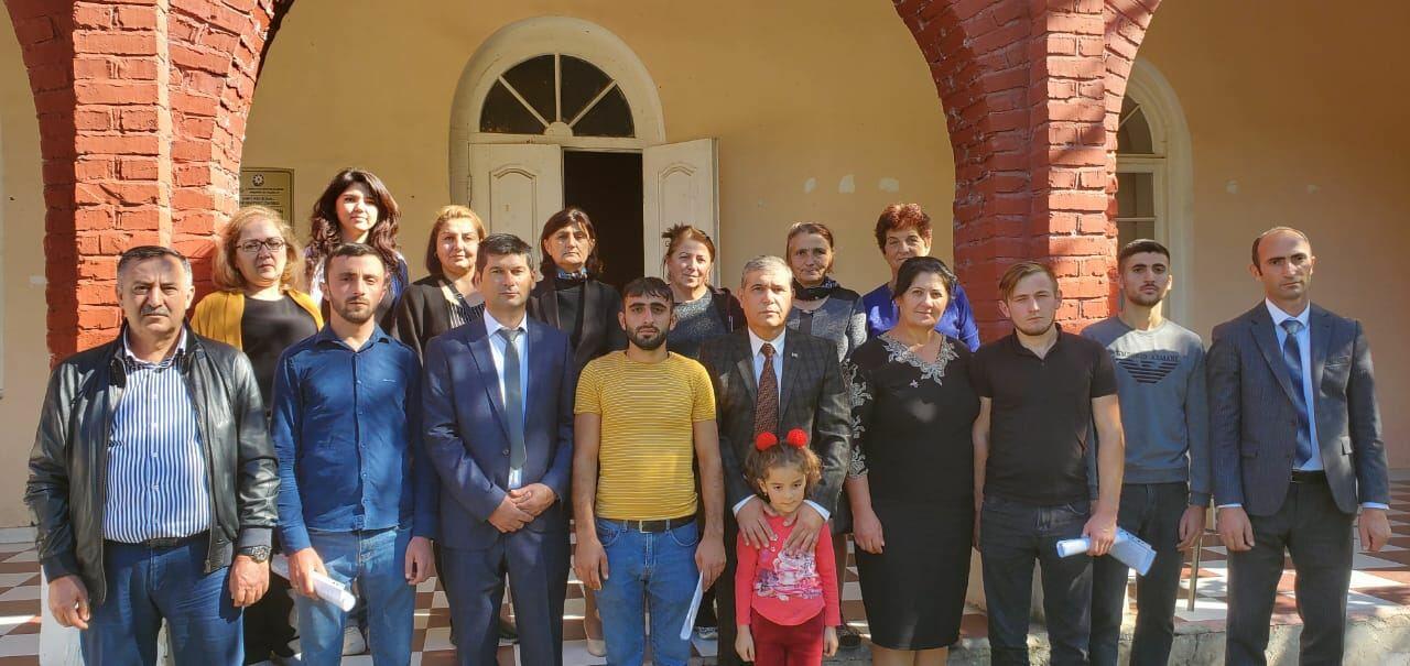 Представители Федерации фехтования инвалидов-колясочников почтили память шехидов в Загатале