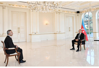 Президент Ильхам Алиев дал интервью Анатолийскому агентству Турции - ВИДЕО