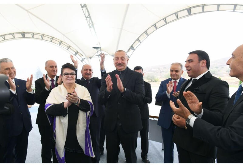 Трогательные моменты со встречи Президента Ильхама Алиева с представителями общественности Джебраила