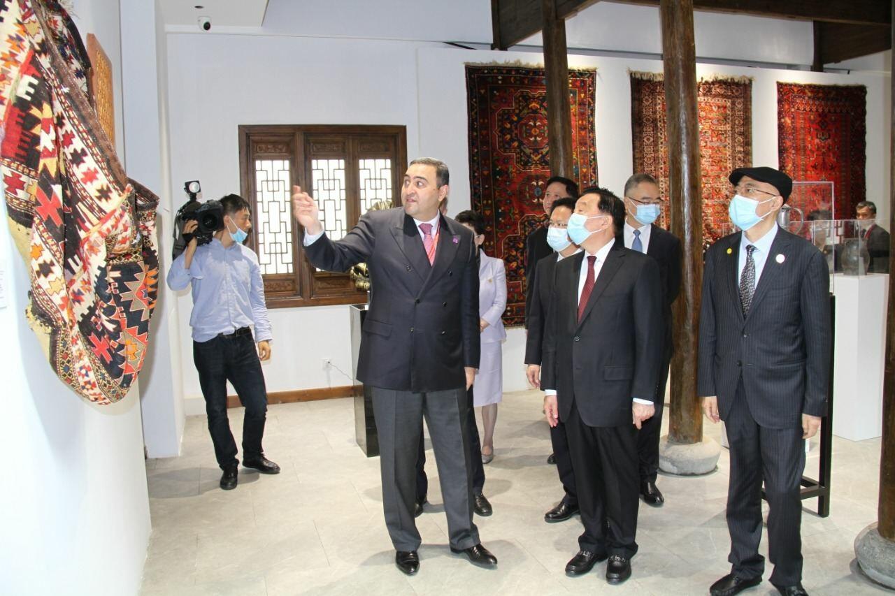 В парке культуры "Древние поселения" в Китае открылся азербайджанский павильон, созданный Фондом Гейдара Алиева