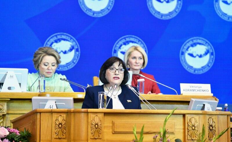 Сахиба Гафарова выступила на пленуме Третьего Евразийского женского форума