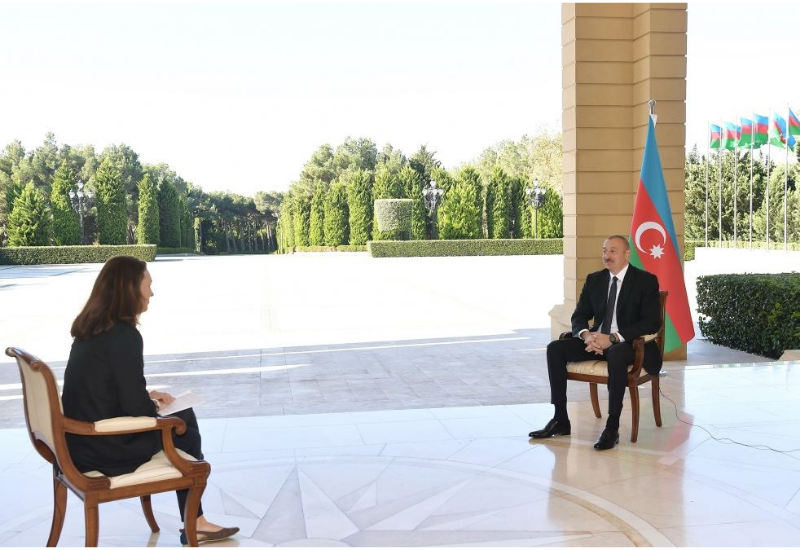 Хроника Победы: Интервью Президента Ильхама Алиева телеканалу France 24 от 14 октября 2020 года
