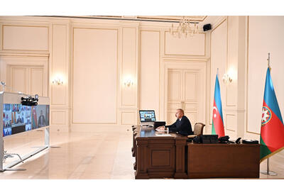 Президент Ильхам Алиев принял участие в заседании Совета глав государств Содружества Независимых Государств, которое прошло в формате видеоконференции - ФОТО - ВИДЕО