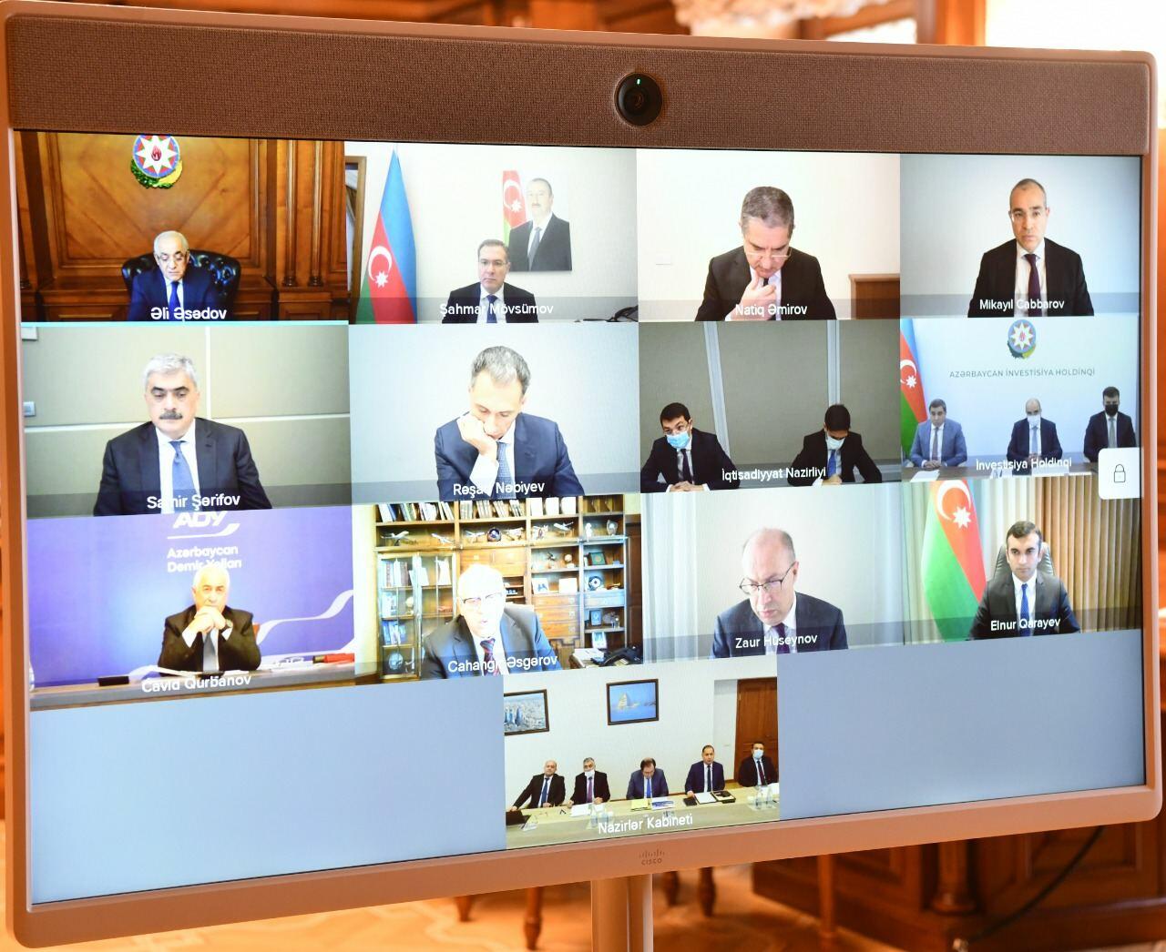 Состоялось очередное заседание Азербайджанского инвестхолдинга