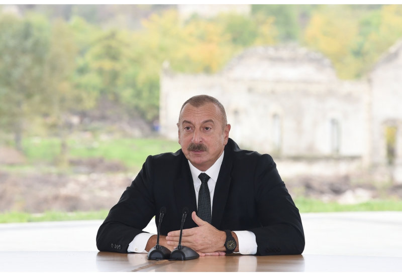 Президент Ильхам Алиев: Худаферинский мост является национальным достоянием азербайджанского народа, доказательством его таланта