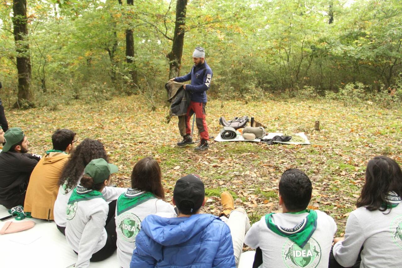 В Гирканском национальном парке организован очередной лагерь эко-скаутов
