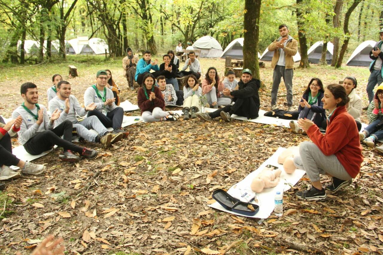 В Гирканском национальном парке организован очередной лагерь эко-скаутов