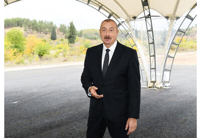 Президент Ильхам Алиев: Начался процесс подачи в суд на иностранные компании, принимавшие участие в незаконной эксплуатации Вежнелинского золотого месторождения