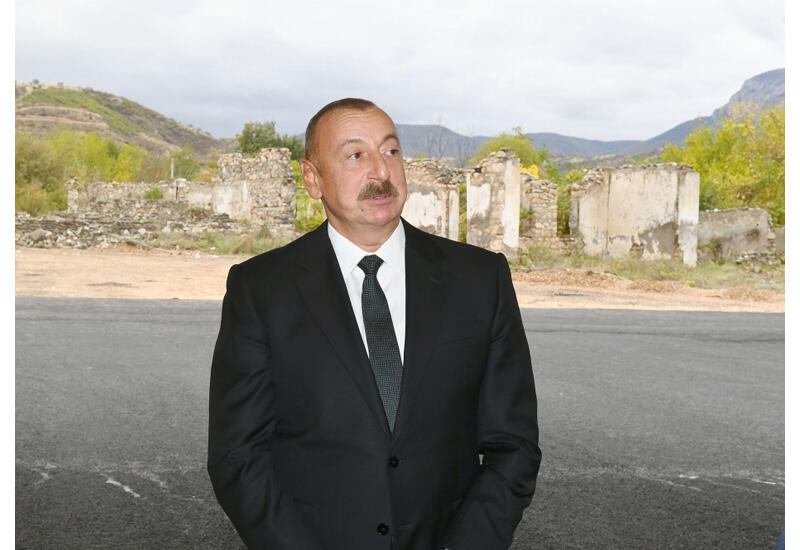 Президент Ильхам Алиев: Постараемся в начале следующего, а может, в конце нынешнего года начать переселение зангиланцев в Зангилан