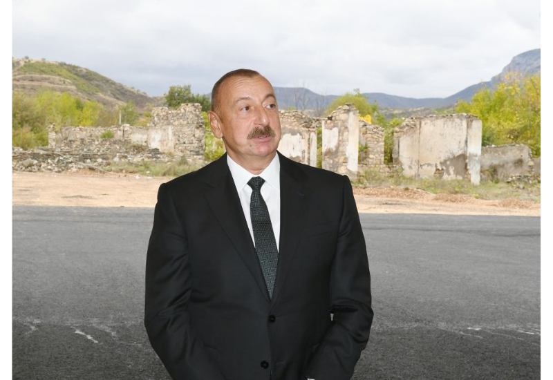 Президент Ильхам Алиев: Зангилан превратится в транспортно-логистический центр нашей страны