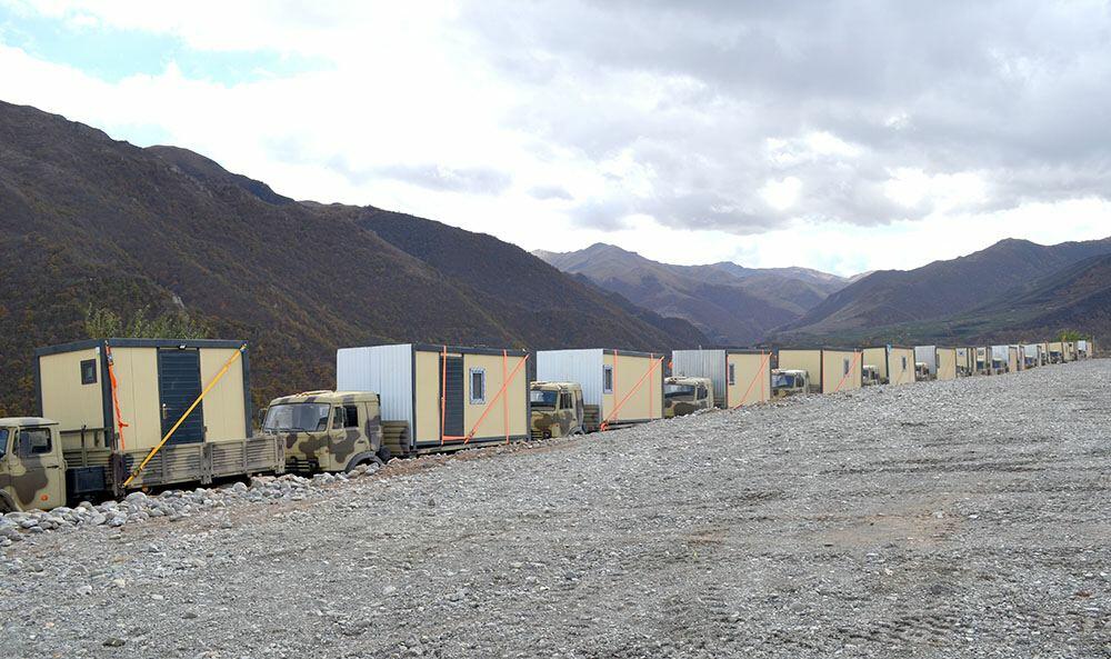 В Кяльбаджарском и Лачинском районах проверена готовность воинских частей к зиме