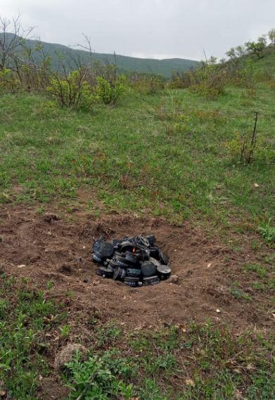 Azərbaycan-İran sərhədinin azad olunan hissəsində aşkarlanan minaların sayı açıqlanıb
