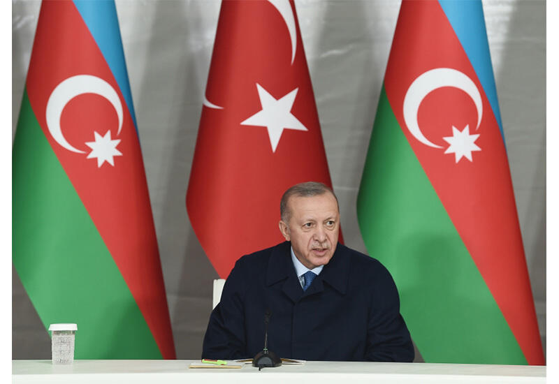 Реджеп Тайип Эрдоган: Не каждому политику дано добиться стремительного развития в короткий срок освобожденных от оккупации регионов