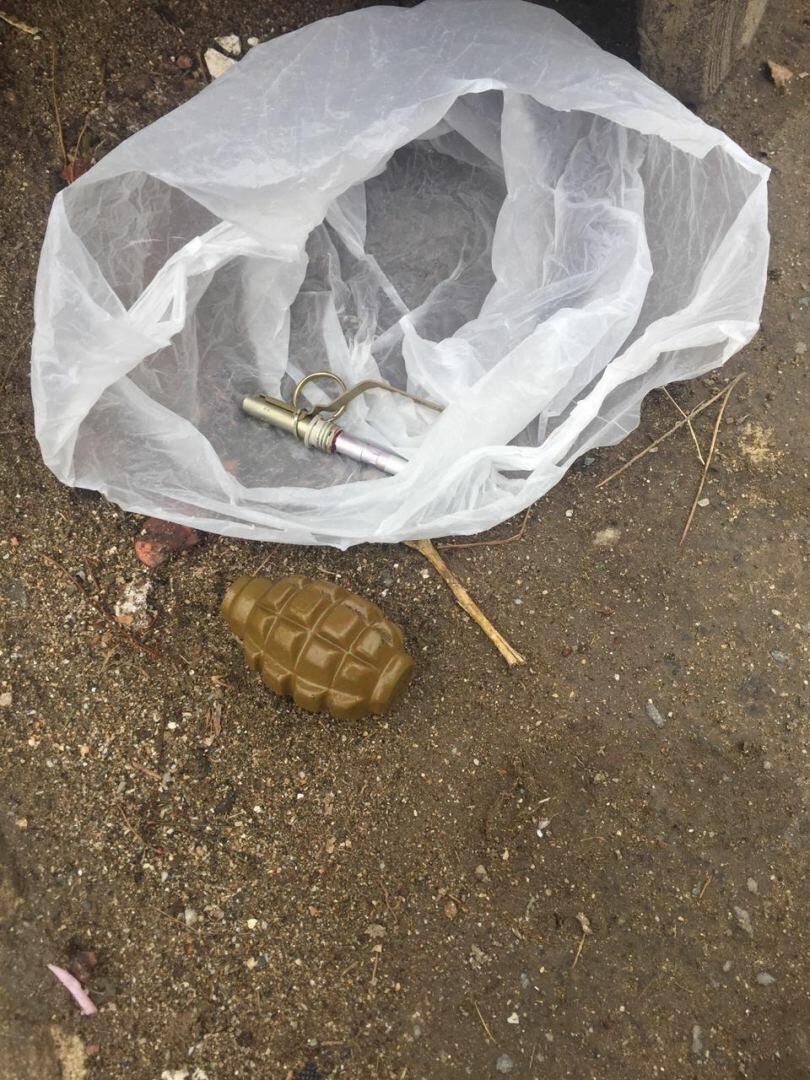 В бакинском поселке найдена ручная граната