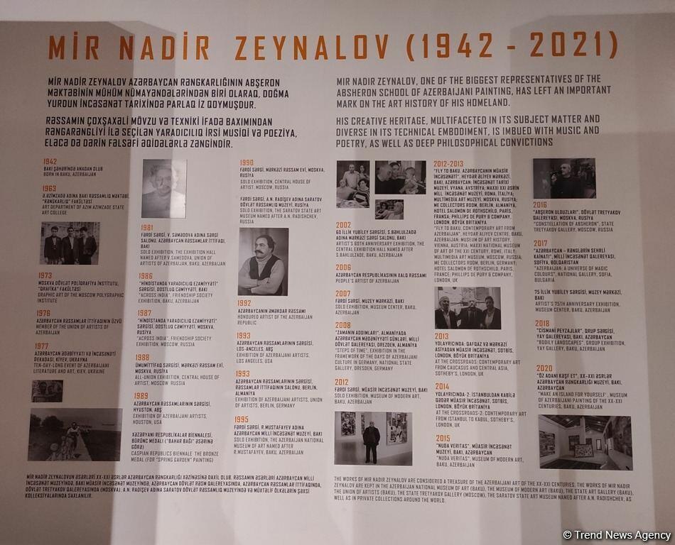 Жизнь мистического духа - YARAT представил ретроспективную выставку народного художника Азербайджана Мир Надира Зейналова