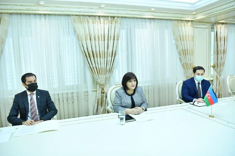 Сахиба Гафарова встретилась с генеральным секретарем ТЮРКПА