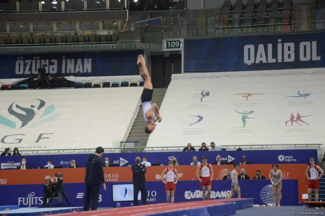Азербайджанский гимнаст занимает третье место в квалификации чемпионата мира в Баку