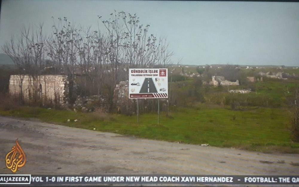 На телеканале "Аль-Джазира" показан репортаж с освобожденных территорий Азербайджана