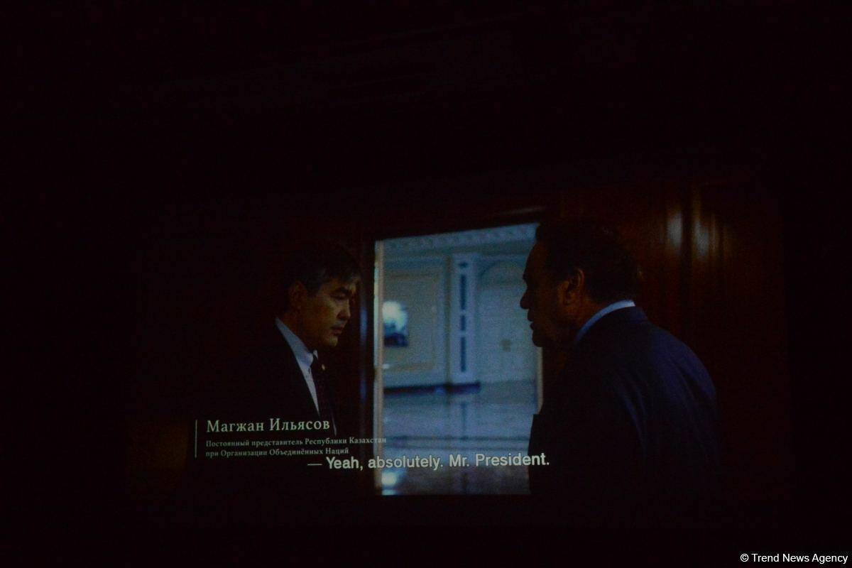 В Баку состоялась торжественная презентация фильма Оливера Стоуна, посвященного Нурсултану Назарбаеву