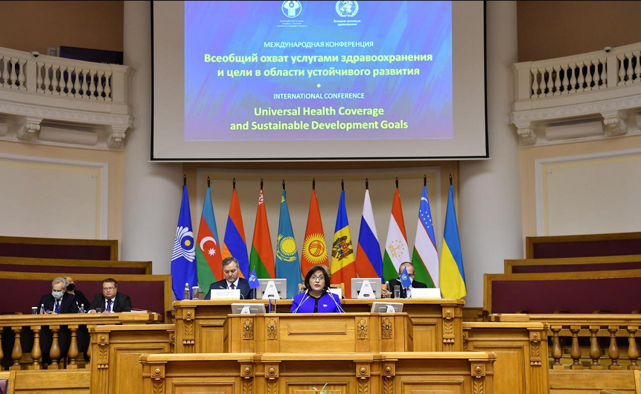 Сахиба Гафарова выступила на международной конференции в Санкт-Петербурге