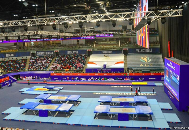 Всемирные соревнования среди возрастных групп в Баку - определились финалисты в индивидуальных прыжках на батуте у мужчин
