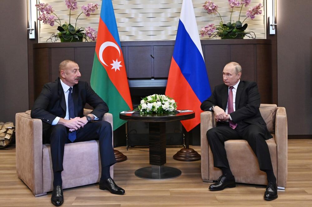 В Сочи состоялась двусторонняя встреча между Президентом Ильхамом Алиевым и Президентом России Владимиром Путиным