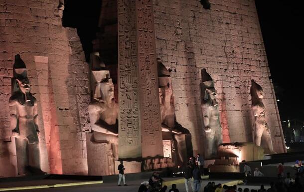 Открытие Аллеи сфинксов в Египте отметили грандиозным шоу