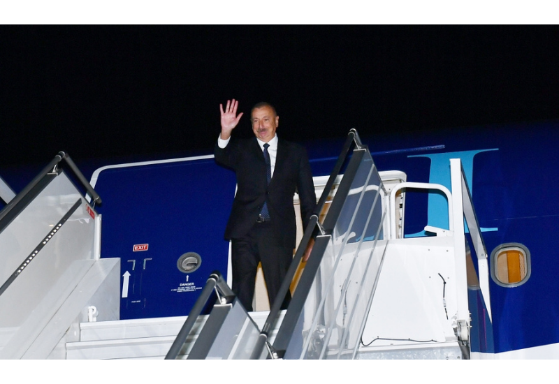 Завершился рабочий визит Президента Ильхама Алиева в Сочи